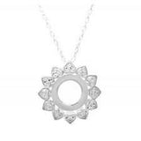 Sunflower Burst Pendant with Peepers Jewel Pop